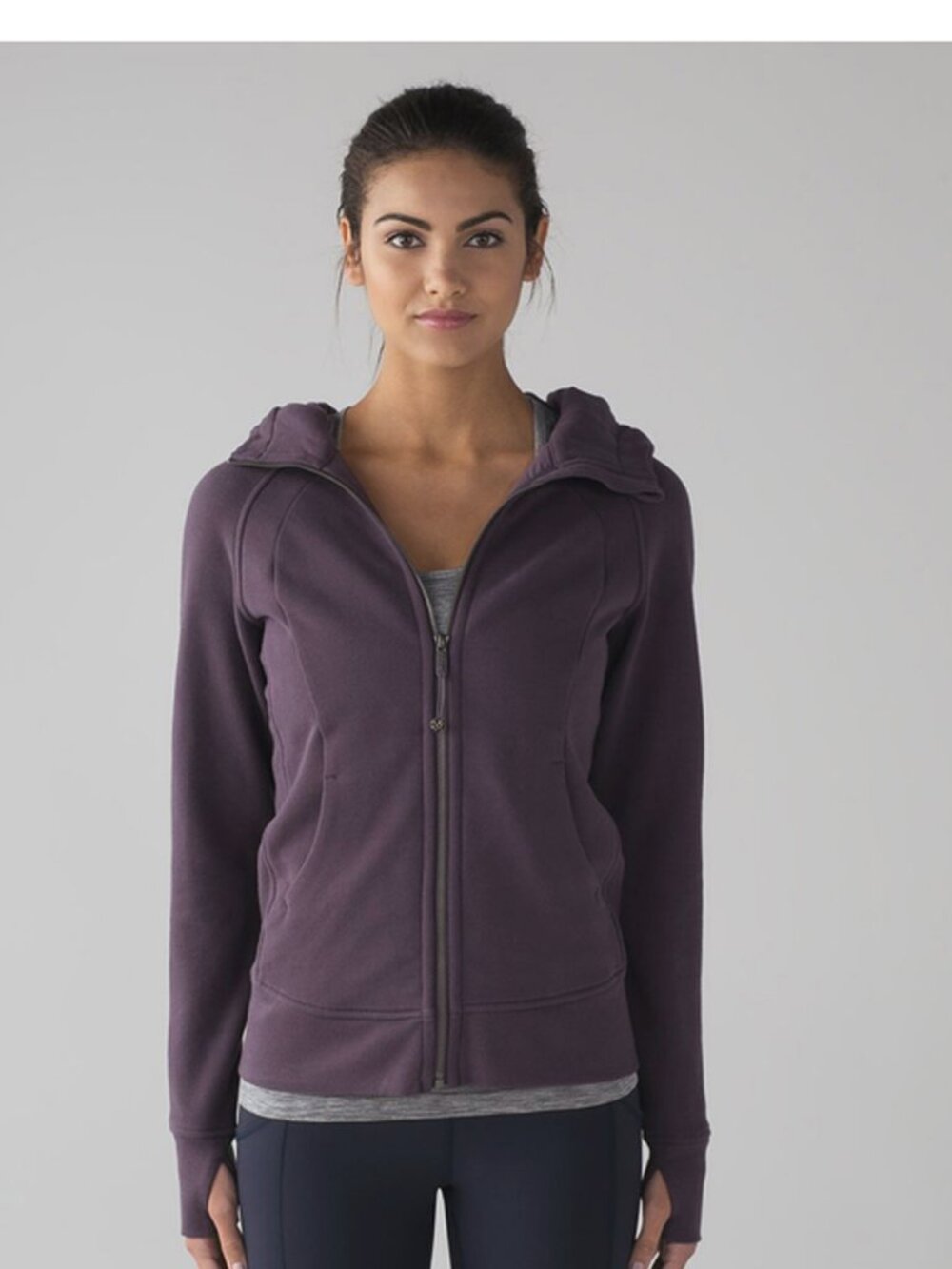 Lululemon Scuba Hoodie Black Currant Sz. 6
